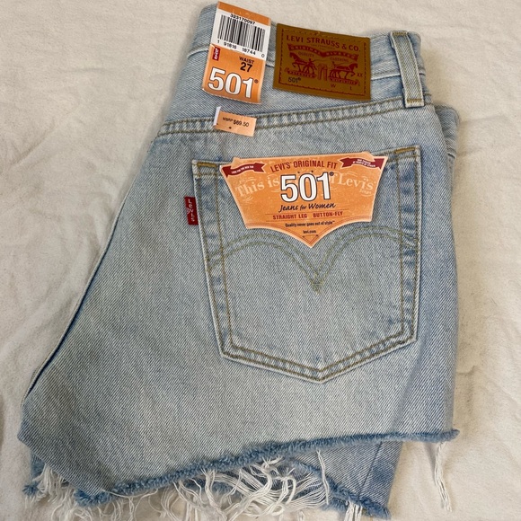 NWT 501 LEVI SHORTS - Picture 2 of 4